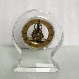 Biểu trưng Pha lê gắn đồng hồ - BTPLĐH 06